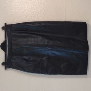 West Bay leather skirt